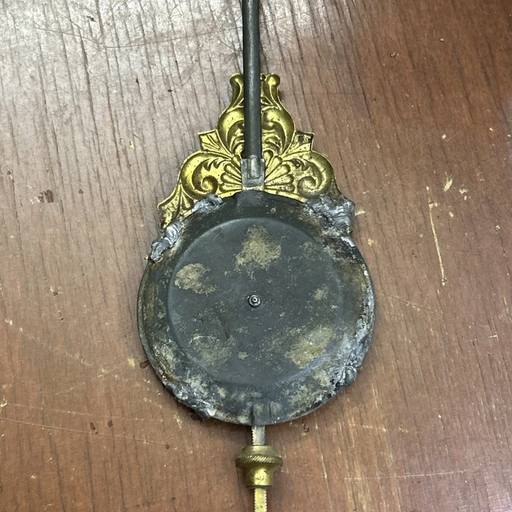 Antique Victorian Walnut Gingerbread Parlor Clock Open Escapement Alarm 1880s